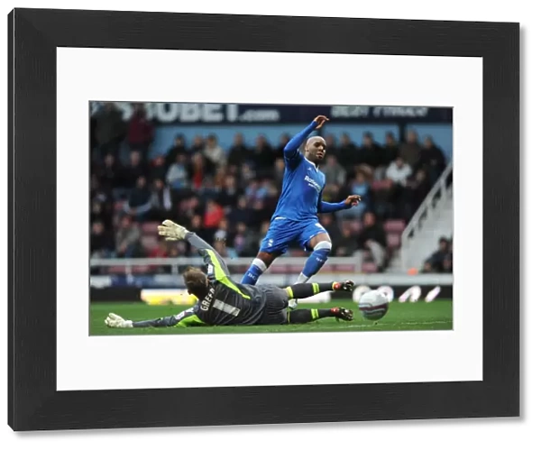 Marlon King Scores Birmingham's Second Goal Against West Ham United (09-04-2012)
