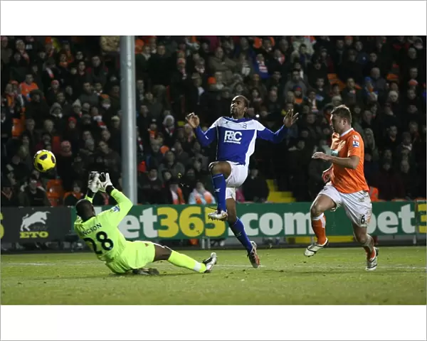 Cameron Jerome's Thwarted Goal: Birmingham City vs. Blackpool (04-01-2011)
