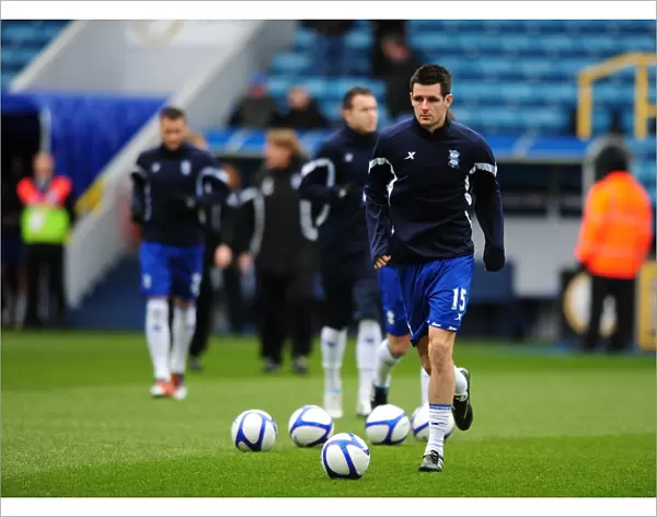 Birmingham City FC - Pre-Match Warm-Up at The New Den before FA Cup Third Round Clash against Millwall (08-01-2011)
