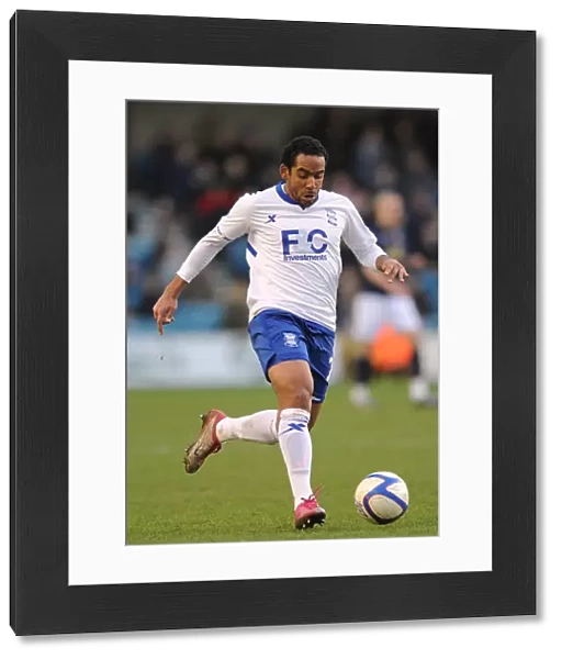 Jean Beausejour's Determined Performance: Birmingham City at Millwall's The New Den in FA Cup Round 3 (08-01-2011)