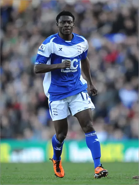 Birmingham City vs Stoke City: Obafemi Martins in Action (Premier League, 12-02-2011)