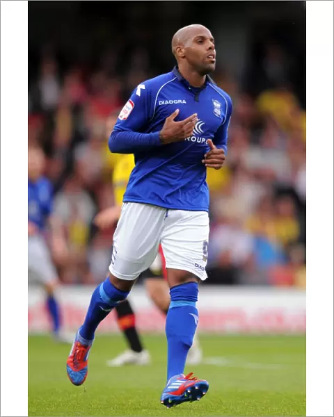 Marlon King Scores the Winning Goal for Birmingham City against Watford at Vicarage Road (25-08-2012)
