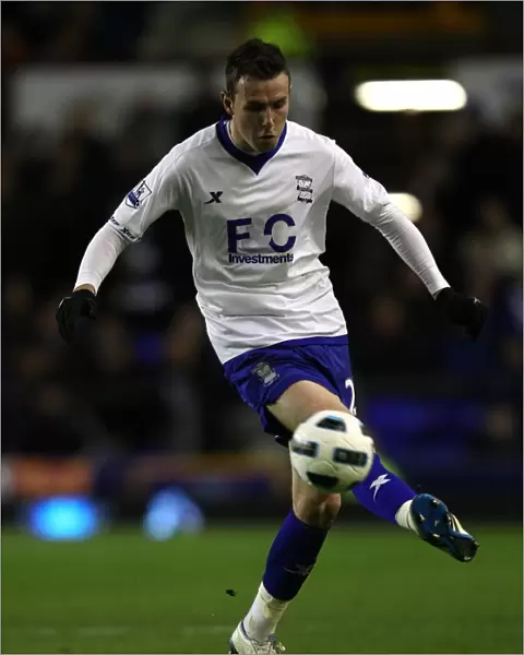 Jordon Mutch in Action: Birmingham City vs. Everton, Barclays Premier League (09-03-2011)