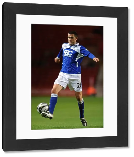 Stuart Parnaby and Birmingham City vs. Southampton in Carling Cup Round 2 (August 25, 2009, St. Mary's Stadium)