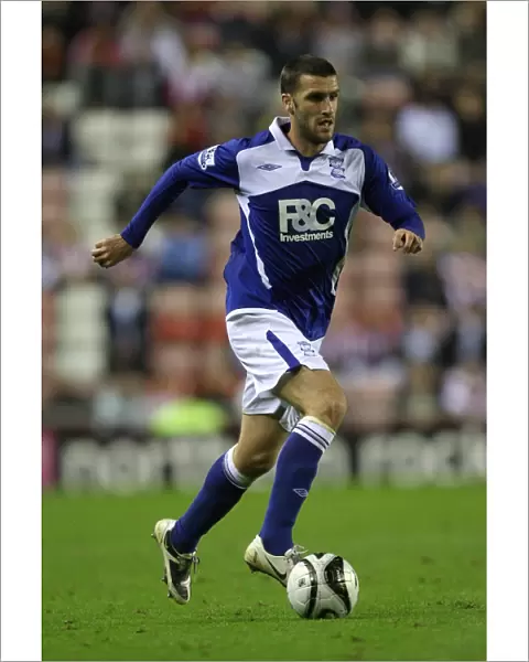 Stuart Parnaby in Action for Birmingham City against Sunderland in Carling Cup Round 3 (September 22, 2009)