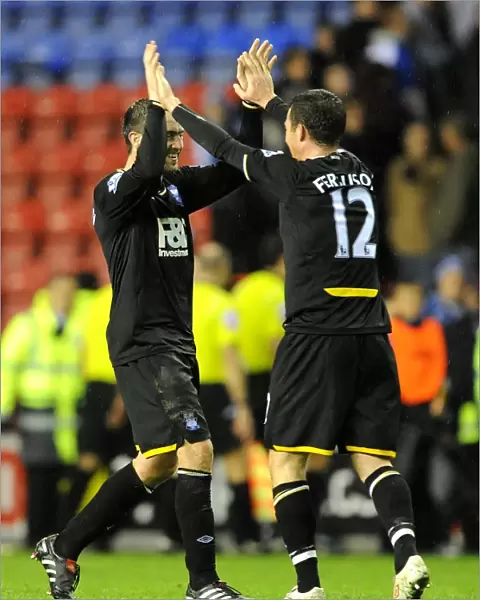 Birmingham City FC: Barry Ferguson and James McFadden's Jubilant Moment as Premier League Champions (05-12-2009 vs Wigan Athletic)