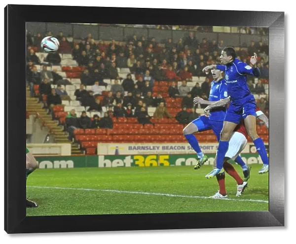 Curtis Davies Scores Birmingham City's Second Goal vs Barnsley (Championship 2012)