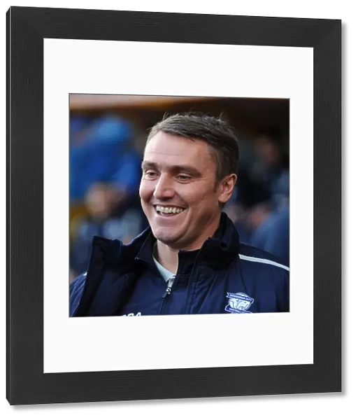 Lee Clarke in Action: Birmingham City Manager at Huddersfield's John Smith Stadium (Npower Championship, 12-01-2013)