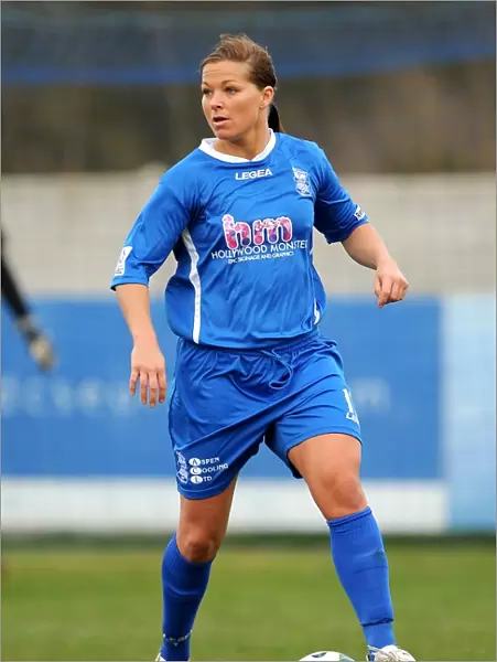 Birmingham City FC's Rachel Unitt in Action during FA Women's Super League Match vs. Lincoln City Ladies (April 2013)