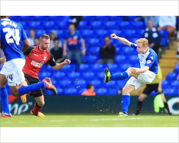 Chris Burke Scores First Goal for Birmingham City Against Ipswich Town in Sky Bet Championship (31-08-2013)