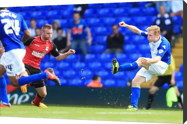 Chris Burke Scores First Goal for Birmingham City Against Ipswich Town in Sky Bet Championship (31-08-2013)