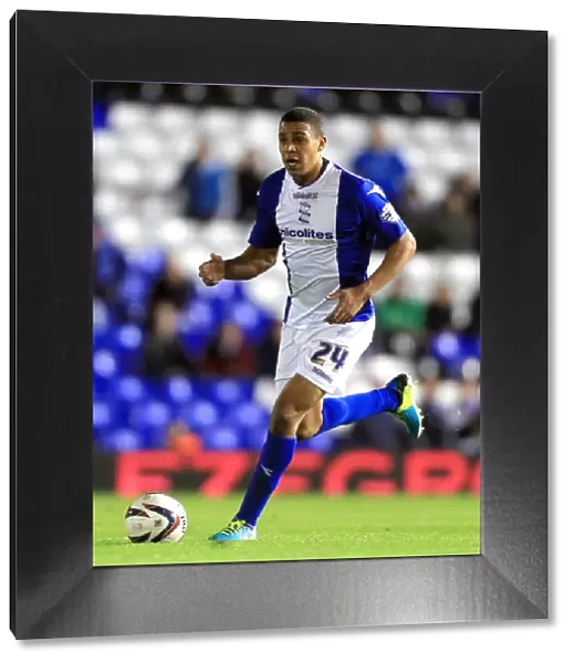 Birmingham City vs Stoke City: Tom Adeyemi in Action - Capital One Cup Fourth Round Clash at St. Andrew's (October 29, 2013)