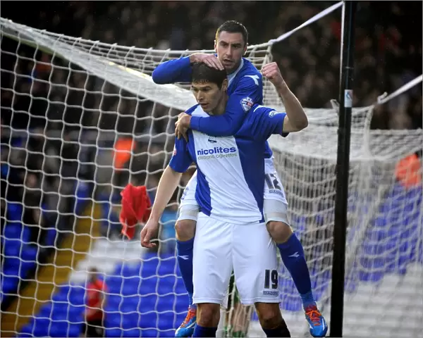Nicola Zigic Scores First Goal for Birmingham City Against Barnsley (Sky Bet Championship, 2014)