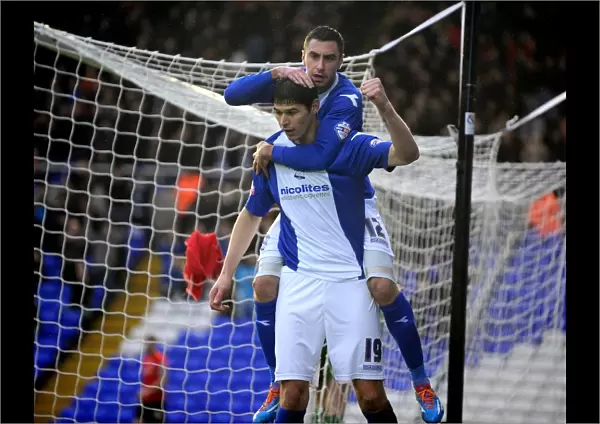 Nicola Zigic Scores First Goal for Birmingham City Against Barnsley (Sky Bet Championship, 2014)