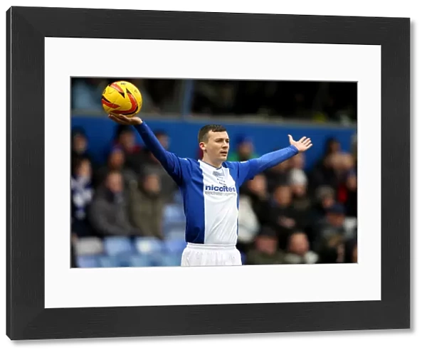 Birmingham City's Paul Caddis in Action Against Huddersfield Town (Sky Bet Championship, February 15, 2014)