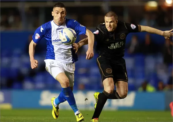 Macheda's Powerful Performance: Outmuscling Caldwell in Birmingham City's Championship Battle