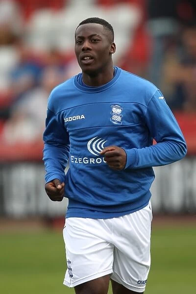 Akwasi Asante in Action: Birmingham City vs Cheltenham Town Pre-Season Friendly