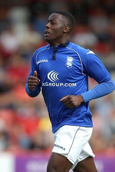 Akwasi Asante in Action: Birmingham City vs Cheltenham Town Pre-Season Friendly