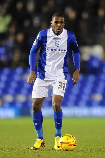 Amari Bell in Action: Birmingham City vs. Leicester City, Sky Bet Championship (2014)