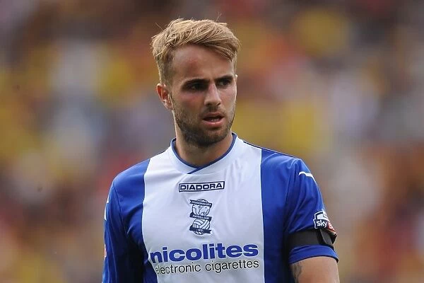 Andrew Shinnie vs. Watford: Tense Face-Off in Birmingham City's Sky Bet Championship Match (August 3, 2013)
