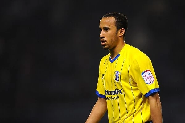 Andros Townsend in Action for Birmingham City against Leicester City at The King Power Stadium (Npower Championship, 13-03-2012)