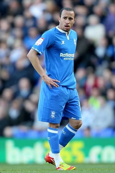 Andros Townsend in Action for Birmingham City vs. Nottingham Forest (25-02-2012), St. Andrew's