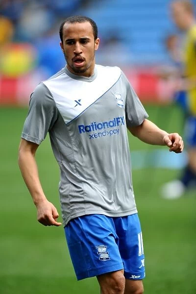 Andros Townsend in Focus: Pre-Match Warm-Up, Birmingham City vs Coventry City (Npower Championship, 10-03-2012, Ricoh Arena)
