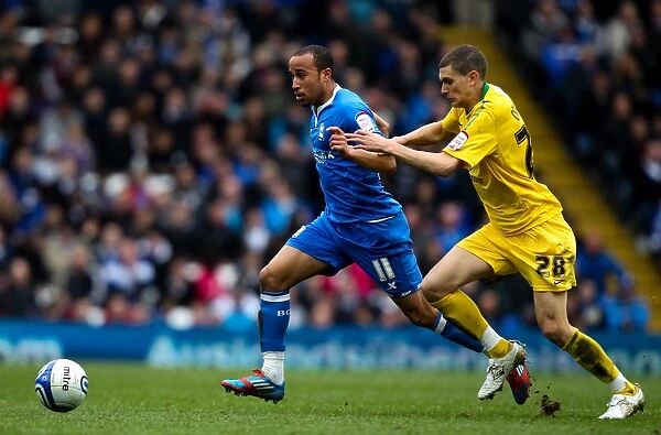 Andros Townsend vs Stuart O'Keefe: Championship Showdown Clash at St. Andrew's (07-04-2012)