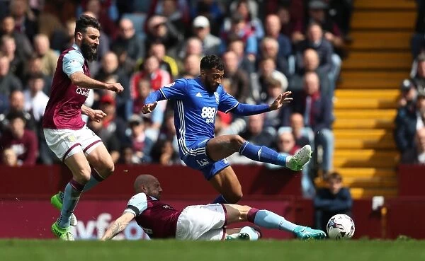 Aston Villa vs. Birmingham City: Clash between Davis and Hutton at Sky Bet Championship