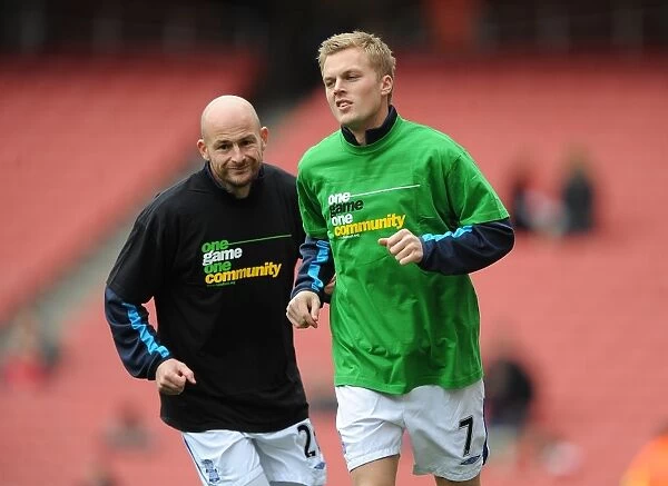 A Battle of Wits: Lee Carsley and Sebastian Larsson vs. Arsenal at Emirates Stadium, Barclays Premier League