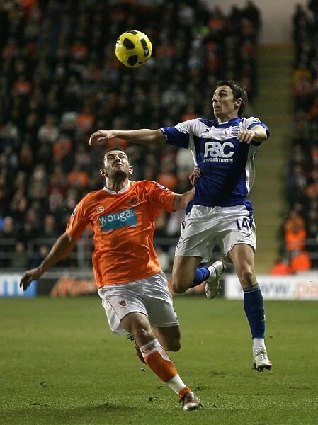 Battling Derbyshire and Eardley: A Premier League Showdown between Birmingham City and Blackpool (04-01-2011)