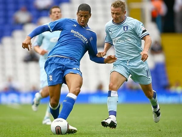 Beausejour vs McSheffrey: Intense Rivalry in Birmingham City vs Coventry City Championship Clash (August 13, 2011)