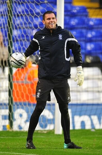 Ben Foster in Action: Birmingham City FC vs Rochdale, Carling Cup Second Round, 2010