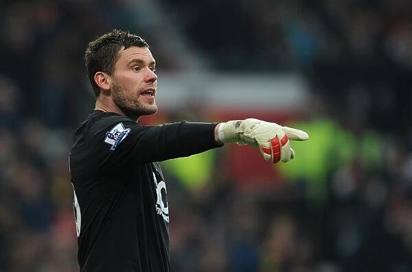 Ben Foster in Action: Manchester United vs. Birmingham City - Premier League Showdown at Old Trafford