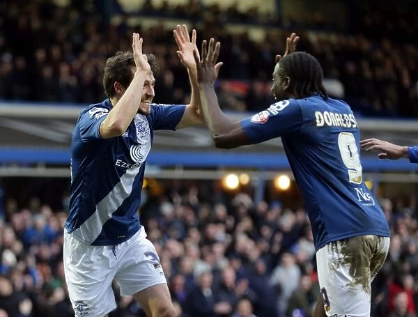 Birmingham City: Buckley and Donaldson Celebrate First Goal Against Ipswich Town (Sky Bet Championship)