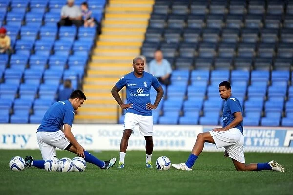 Birmingham City FC: Carter, King, Davies in Pre-Season Action Against Shrewsbury Town