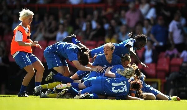 Birmingham City FC: Celebrating Victory in the Women's FA Cup Final Against Chelsea Ladies