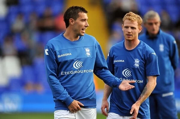 Birmingham City FC: Darren Ambrose and Chris Burke Preparing for Capital One Cup Clash against Barnet
