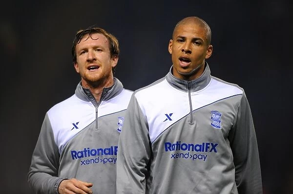 Birmingham City FC: Davies and Caldwell Gear Up for Npower Championship Showdown at The King Power Stadium (13-03-2012)