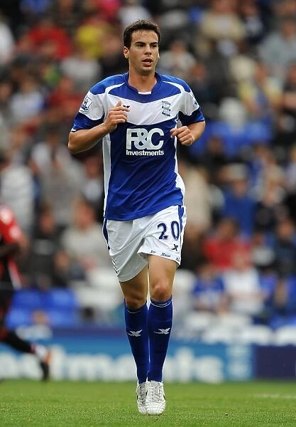 Birmingham City FC: Enric Valles in Pre-Season Action Against Mallorca at St. Andrew's (2010)