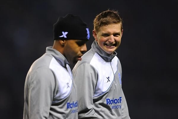 Birmingham City FC: Erik Huseklepp and Marlon King Gearing Up Against Leicester City at The King Power Stadium (Npower Championship, 13-03-2012)