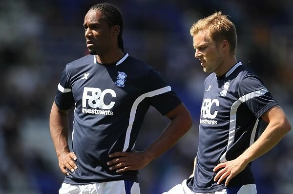 Birmingham City FC: Jerome and Larsson Gear Up for Premier League Clash against Wolverhampton Wanderers (01-05-2011)