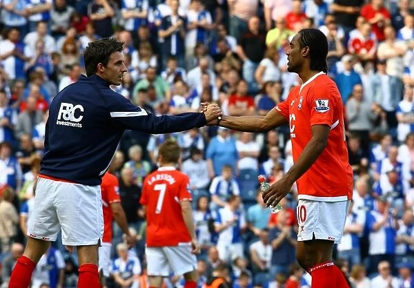 Birmingham City FC: Jerome vs Derbyshire Clash in the Barclays Premier League at Ewood Park (2011)