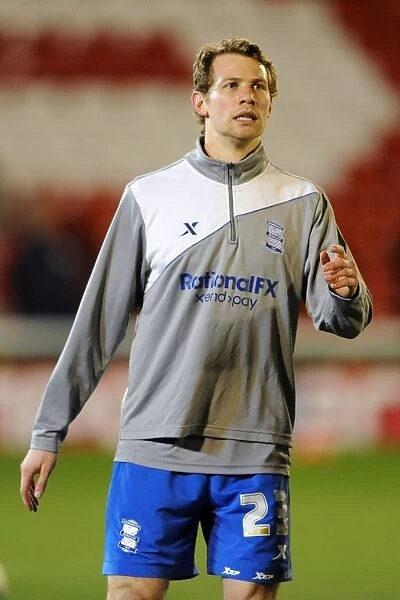 Birmingham City FC: Jonathan Spector Preparing for Match against Barnsley (Npower Championship, 21-02-2012)