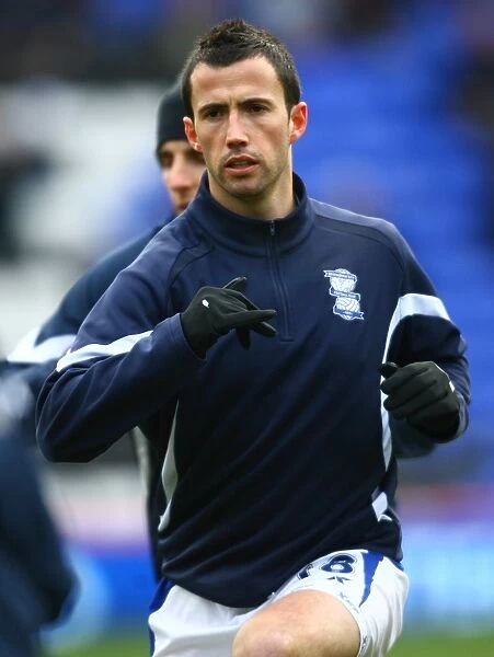 Birmingham City FC: Keith Fahey's Focused Pre-Game Warm-Up Before FA Cup Showdown against Coventry City (January 29, 2011)