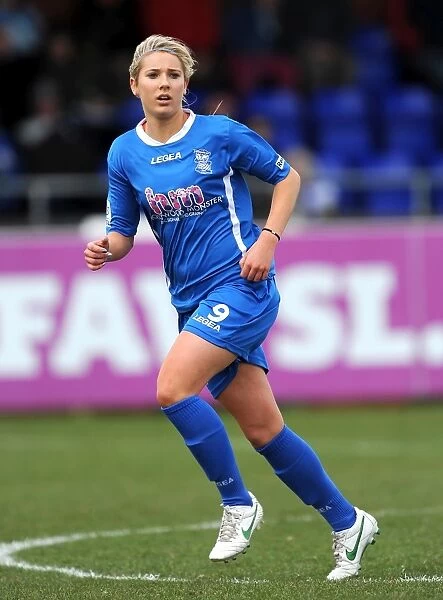 Birmingham City FC: Kirsty Linnett in Action - FA Womens Super League Showdown vs. Lincoln City Ladies at DCS Stadium