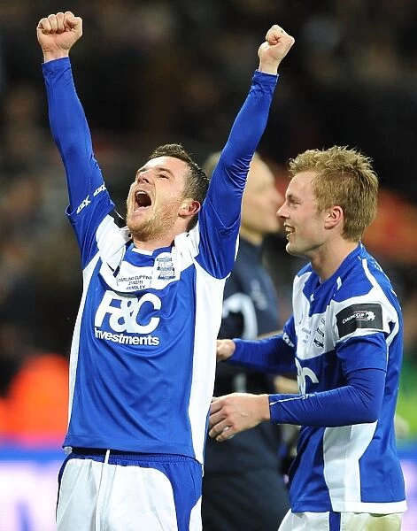 Birmingham City FC: Larsson and Ferguson's Euphoric Goal Celebration - Carling Cup Final Victory over Arsenal at Wembley Stadium