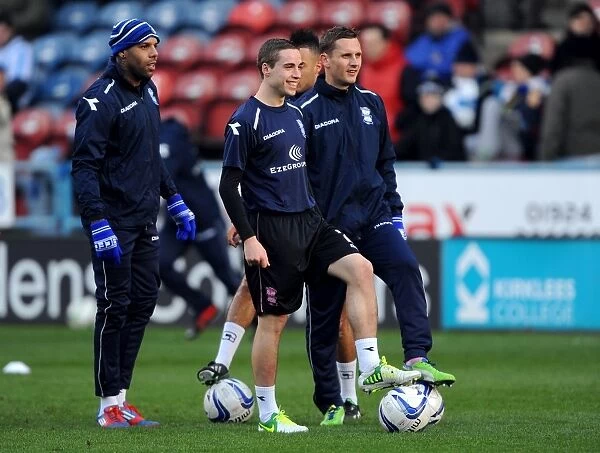 Birmingham City FC: Marlon King, Mitch Hancox, and Peter Lovenkrands Prepare for Huddersfield Clash (Npower Championship, January 2013)