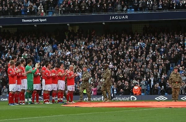 Birmingham City FC & Mercian Regiment: Unity in Remembrance - Giant Poppy Tribute (13-11-2010 vs Manchester City)