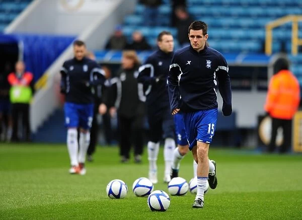 Birmingham City FC - Pre-Match Warm-Up at The New Den before FA Cup Third Round Clash against Millwall (08-01-2011)